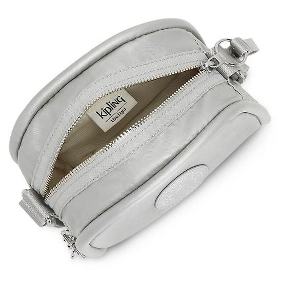 Kipling Jesper Metallic Crossbody Táska Titán | HU 1183AH